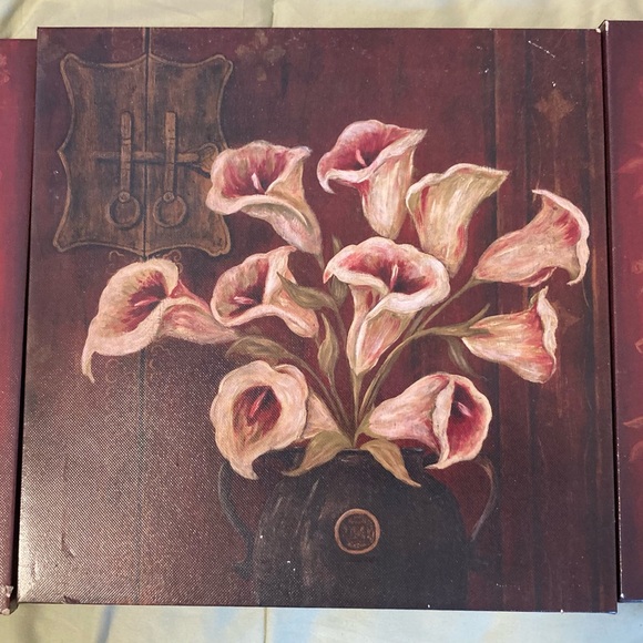 Set of 3 pictures for wall. About 12”x12” each - Picture 3 of 5